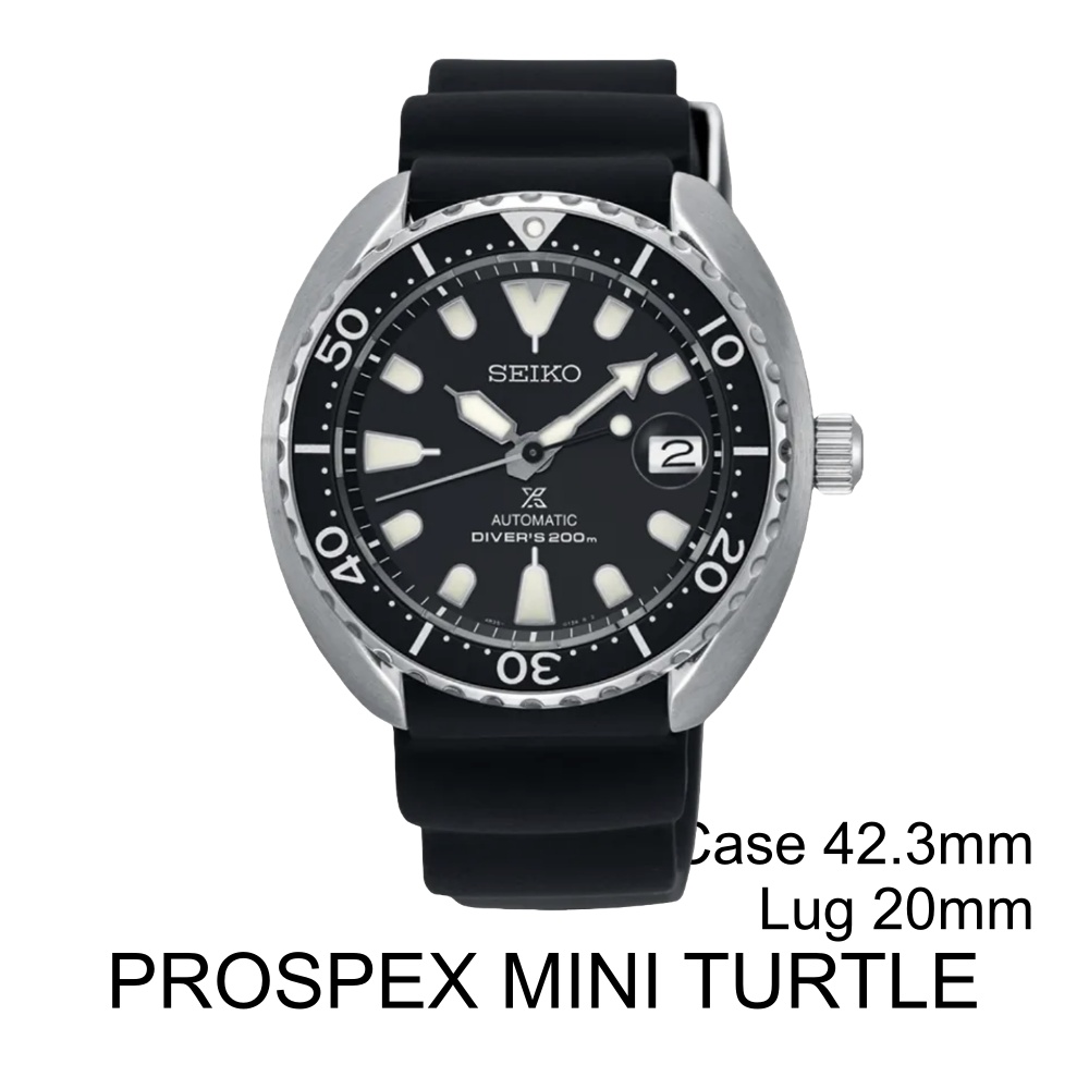 Tali Jam Tangan Kompatibel Seiko Prospex Mini Turtle 42.3mm Lug 20mm - KEVIN Indonesia