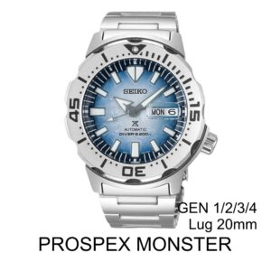 Seiko Prospex Monster Gen 1/2/3/4 Lug 20mm