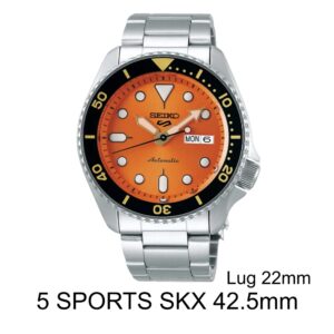 Seiko 5 Sports SKX 42.5mm Lug 22mm
