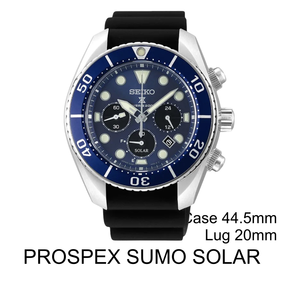 Tali Jam Tangan Seiko Prospex Sumo Solar 45mm Lug 20mm - KEVIN Indonesia