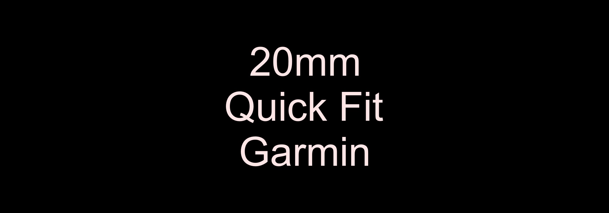 Banner 20mm Quick Fit