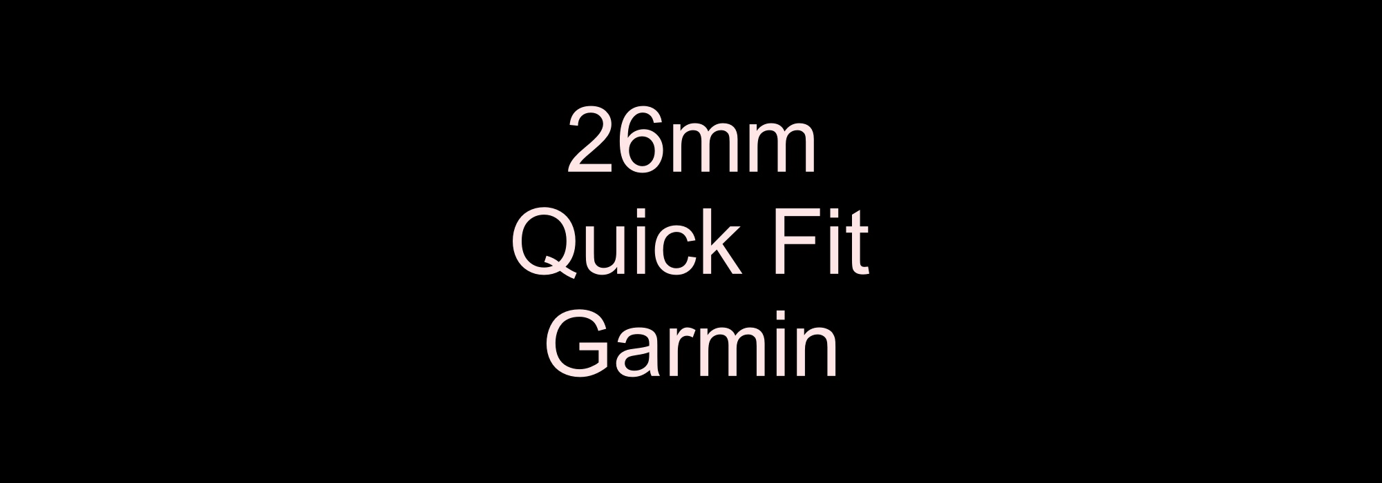 Banner 26mm Quick Fit