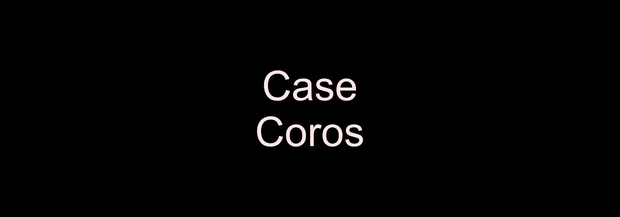 Banner Case Coros