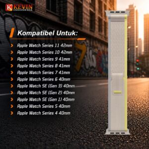 6 tali jam tangan kevin trail untuk apple watch small size