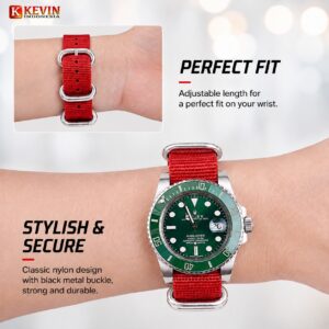 8 zulu tali jam tangan silver chrome buckle