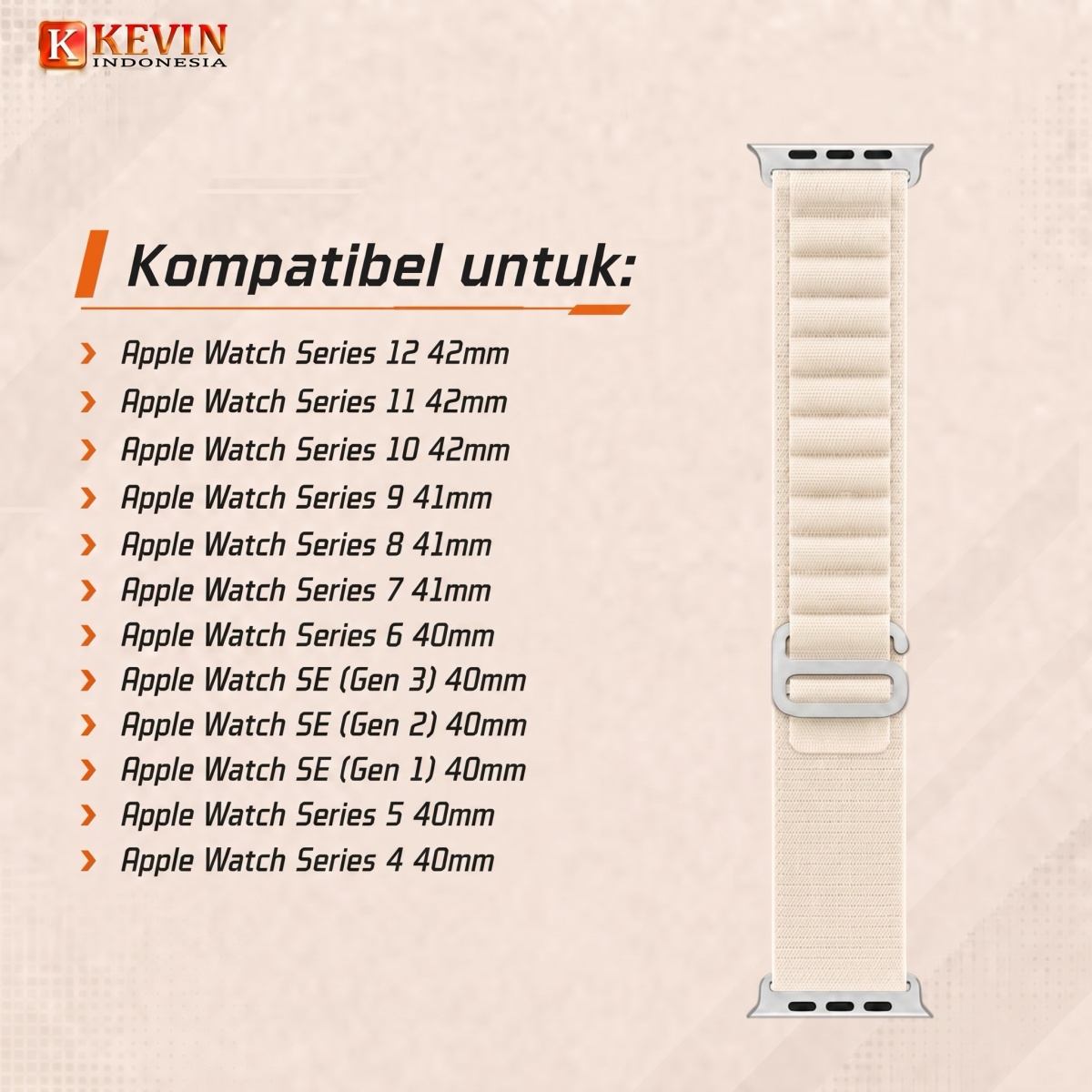 KEVIN ALP tali jam apple watch small size - KEVIN Indonesia