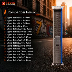 Tali jam Apple Watch Large - TRAIL by KEVIN Indonesia