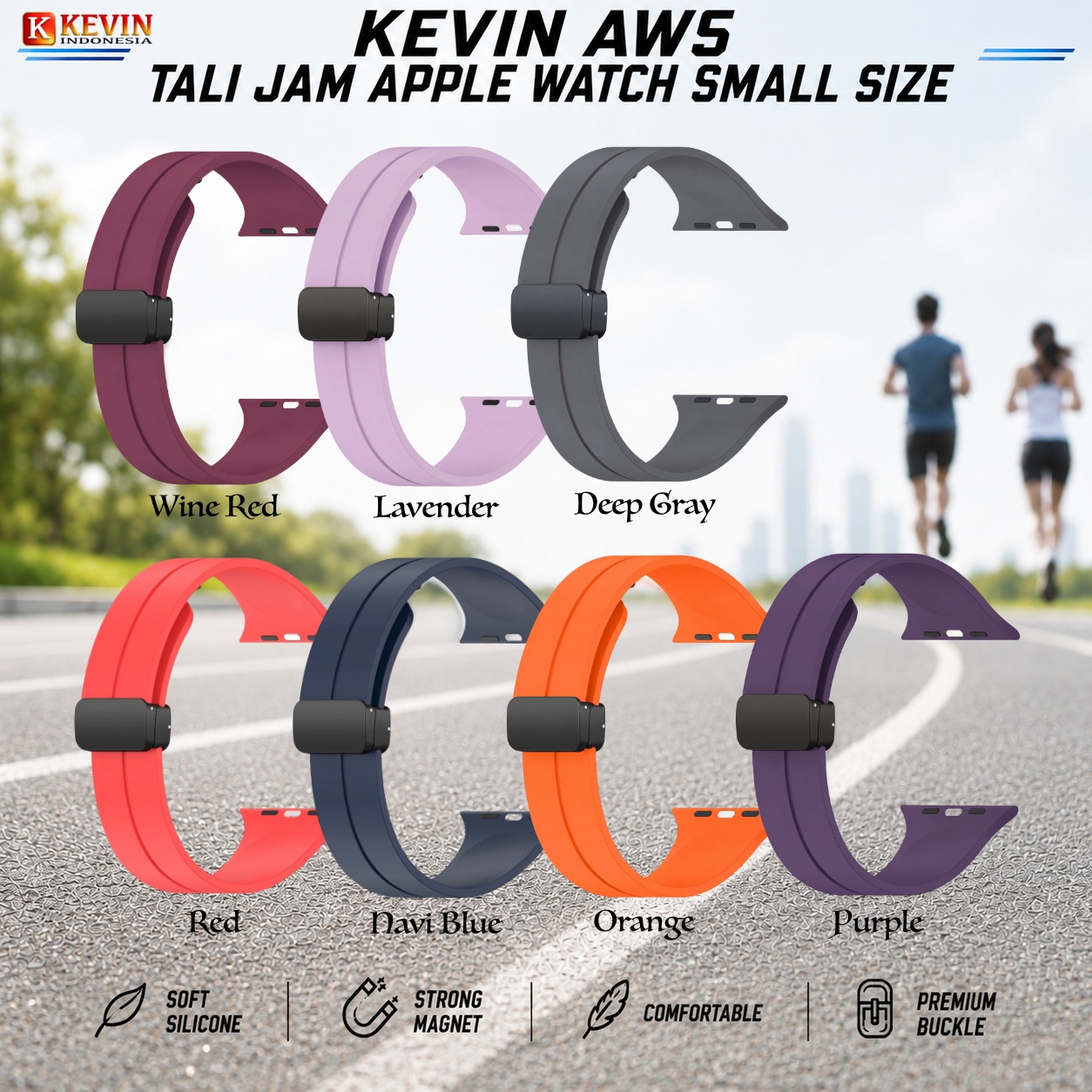 small 1 tali jam tangan apple watch - kevin aw5 original