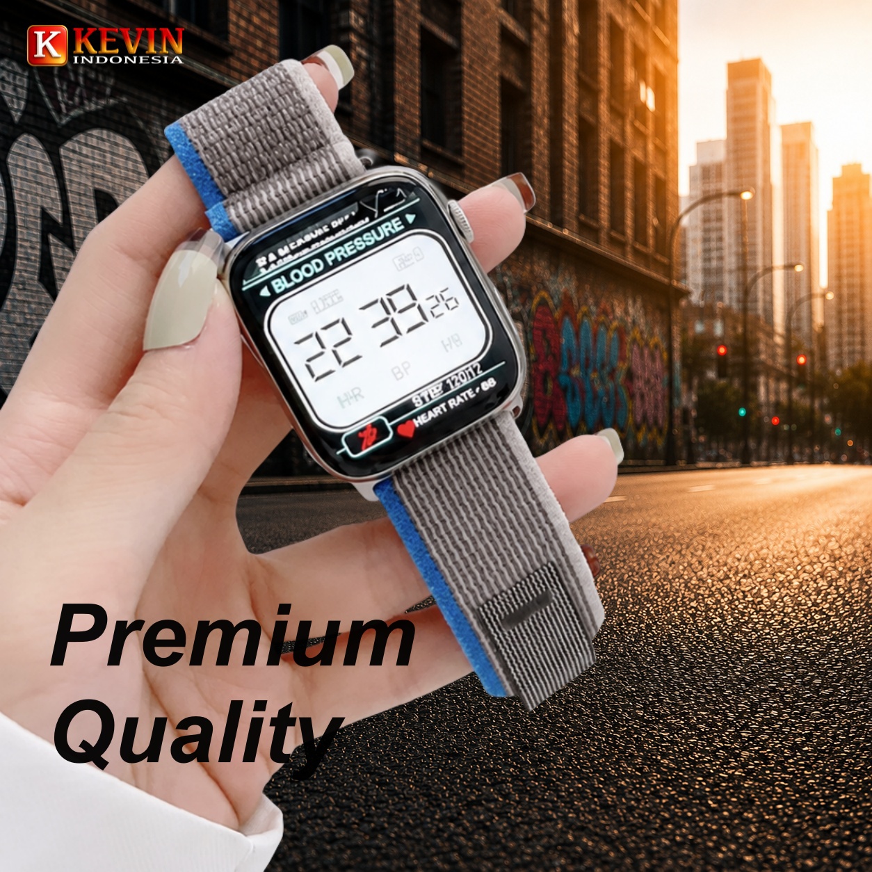 5 Tali Jam Tangan Apple Watch Large Size - KEVIN Trail Loop