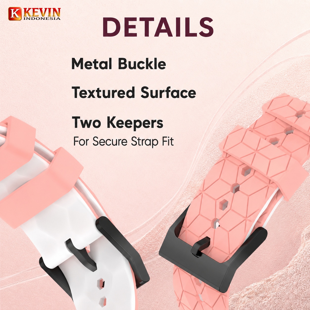 2 strap jam tangan 22mm universal KEVIN ZQT