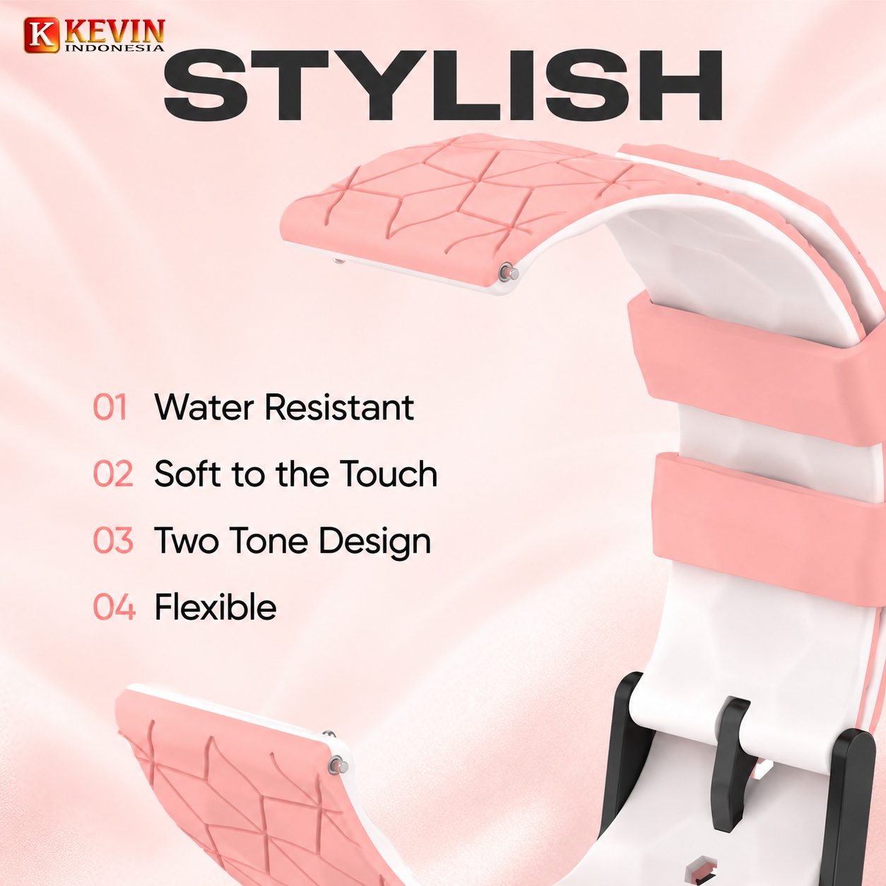 4 strap jam tangan 22mm universal KEVIN ZQT