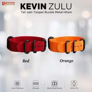 18mm tali jam tangan universal kevin zulu original