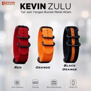 20mm tali jam tangan universal kevin zulu original update